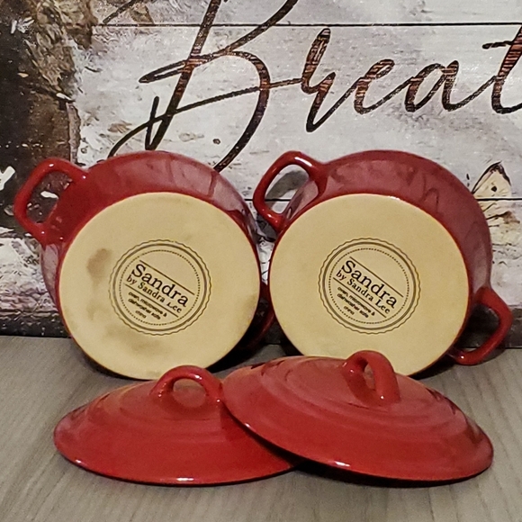 EUC Sandra 2 Mini Casseroles by Sandra Lee Oven, Microwave, dishwasher safe(K48) - Picture 4 of 9